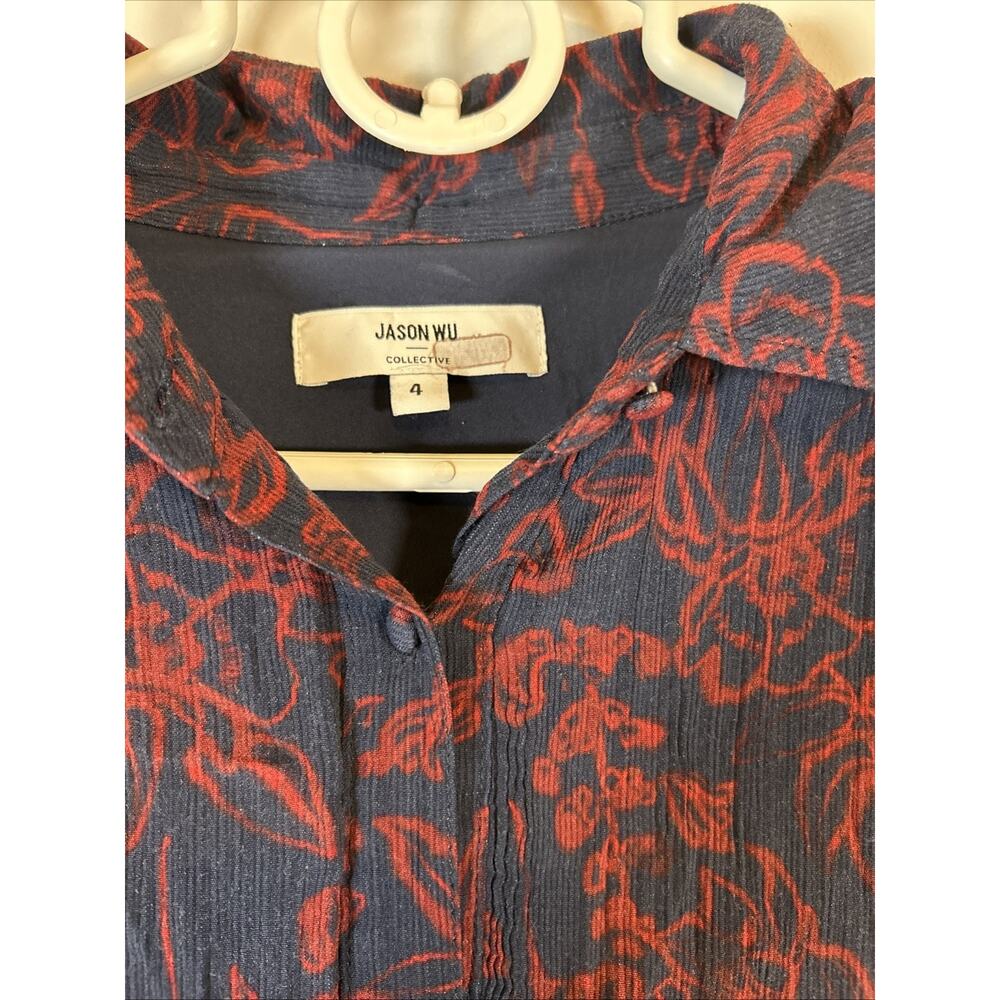 Jason Wu x RTR Printed Shirt Dress - Picture 5 of 6